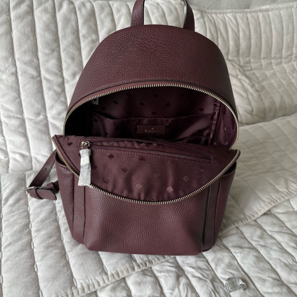 Kate Spade Deep Burgundy Backpack - Picture 5 of 5